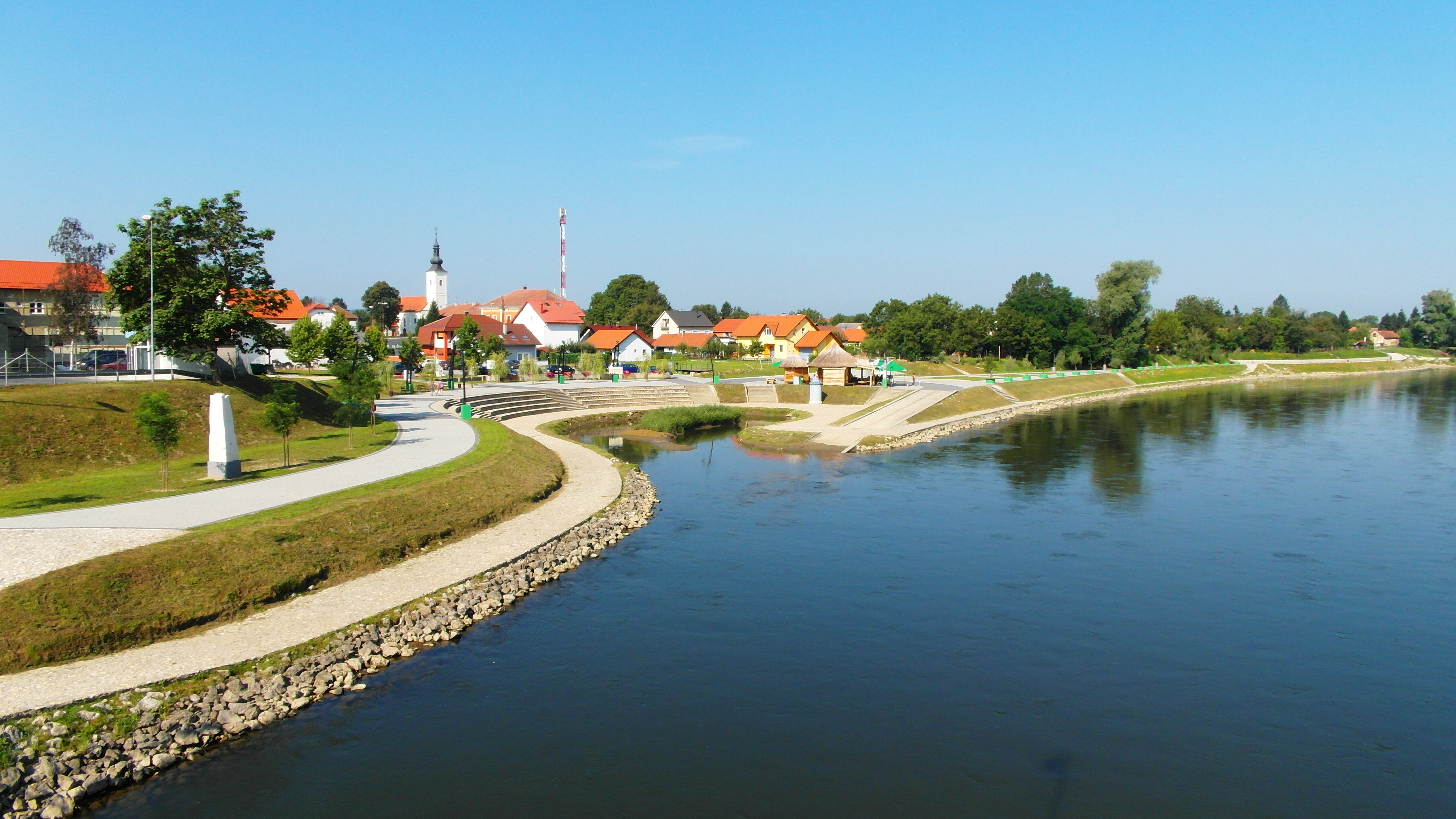 Beautiful path for walks in Mursko Središče!